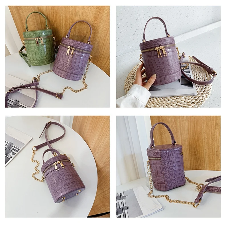 

AUAU-ular Female Bag Fashion Wild Bag Mobile Phone Bag Bucket Bag Trend Bag