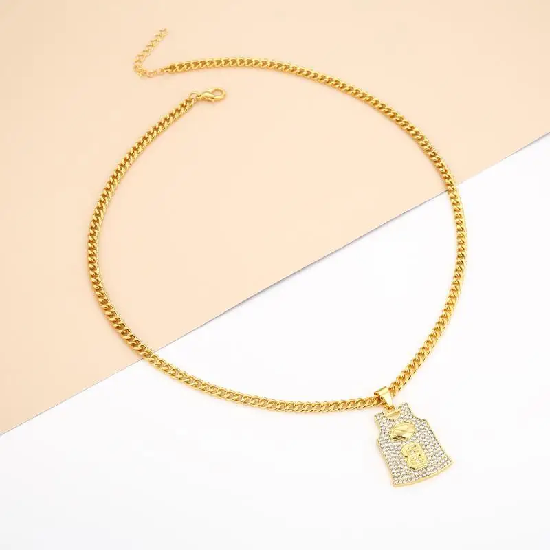 Ожерелье мужское из нержавеющей стали с позолотой | Украшения и аксессуары