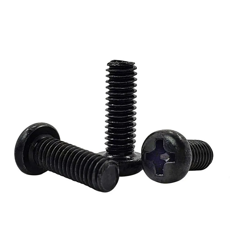 LUHUICHANG винт с перекрестной головкой для сковороды Phillips круглой черный мебельный