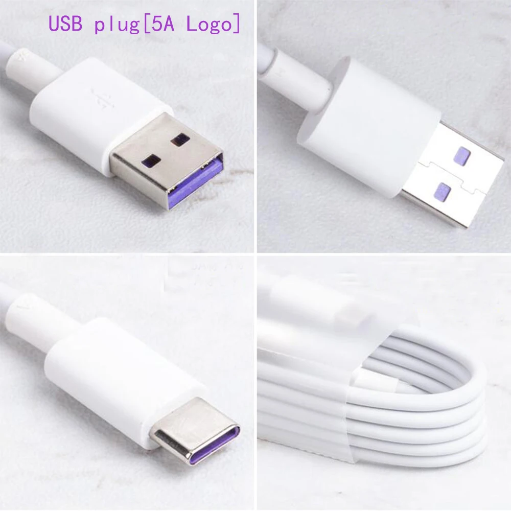 

HUAWEI SuperCharge Adapter Car Charger 15W Original Double USB 5A Type-C Cable for HUAWEI Mate30 5G P30 pro P20 P10 Plus