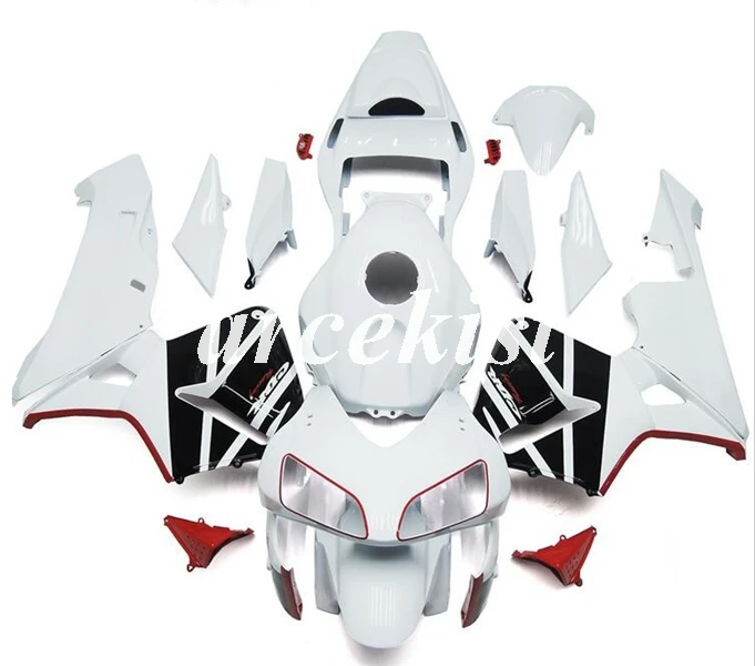 

New ABS Motorcycle Whole Fairings Kit for HONDA CBR600RR F5 2003 2004 03 04 CBR600 600RR Bodywork set Custom Free white black