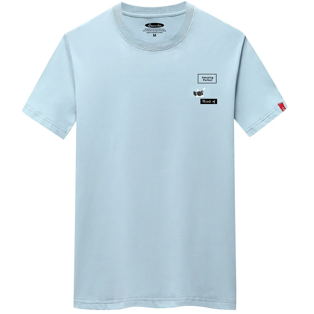 

Tshirt Homme Summer Plus Size Tops Men T-shirt Casual Short Sleeve Cotton T-shirts Men Slim Fit T Shirt for Men Fashion Clothing