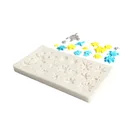 1 шт., форма снежинки, форма для торта, силиконовая форма для снежной помадки, сахарное ремесло, инструмент для торта, Снежная помадка, Рождественский зимний Декор