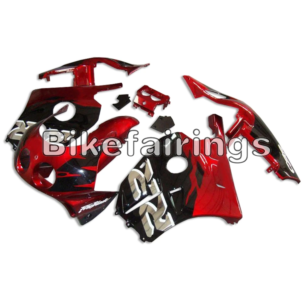 Конфеты красные черные Sportbike Обтекатели для Honda 1990 1994 CBR250RR MC22 1991 1992 1993
