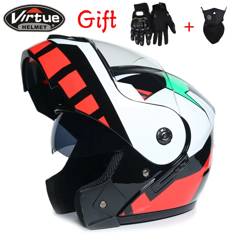 

Helmet Motorcycle Casco Capacetes Double Dual Lens Helmet Motorcycle Helmet Full Face Helmets Downhill Racing Helmets