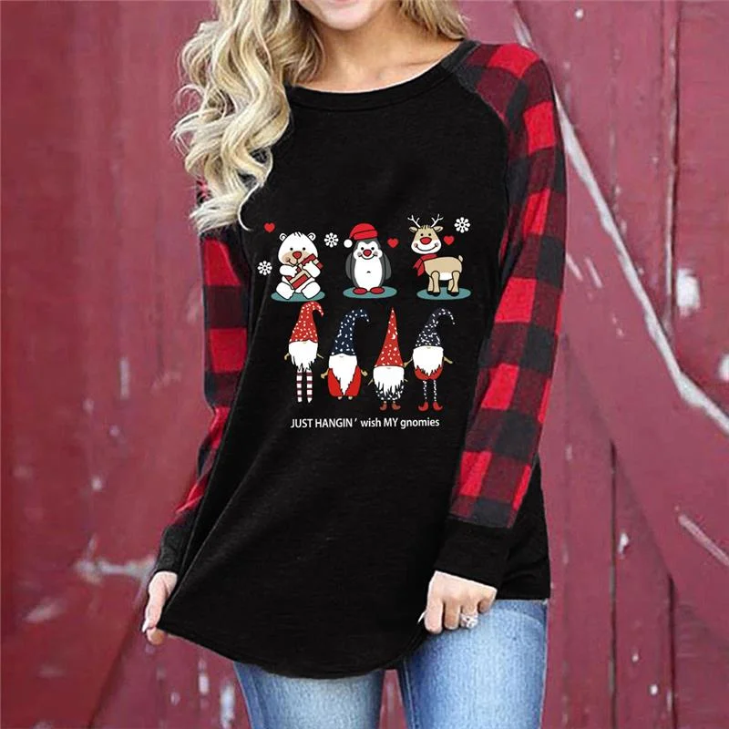 

Christmas Blouse Women Basic Plus Size Women's Shirt Soft Print Top Vintage Office Lady Tops Slim Sexy Retro Blusas Female