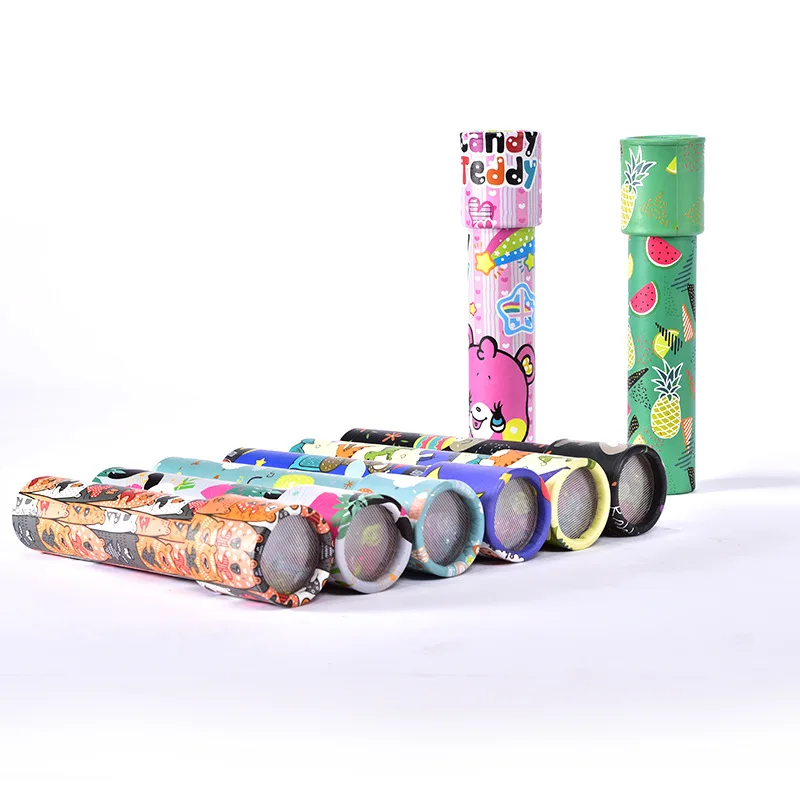 Мультяшные животные 3D бумажная карта волшебный вращающийся калейдоскоп для