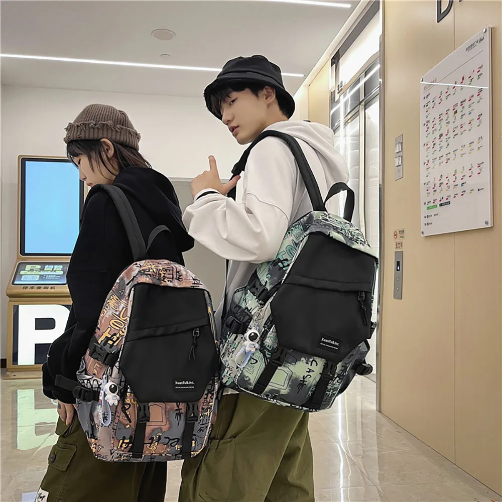 

Graffiti Fashion Backpack For Men Women Large Capacity Colorful Student School Backpack Bags Women Men Travel Backpack