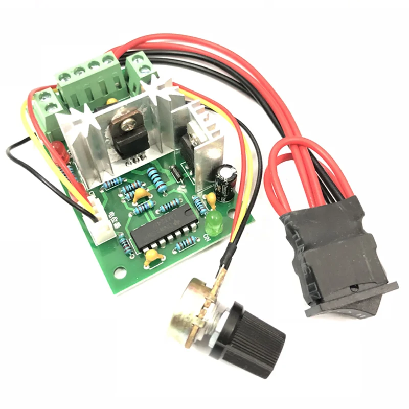 

PWM DC motor speed regulator 6V12V24V30V positive and negative controller switch PLC