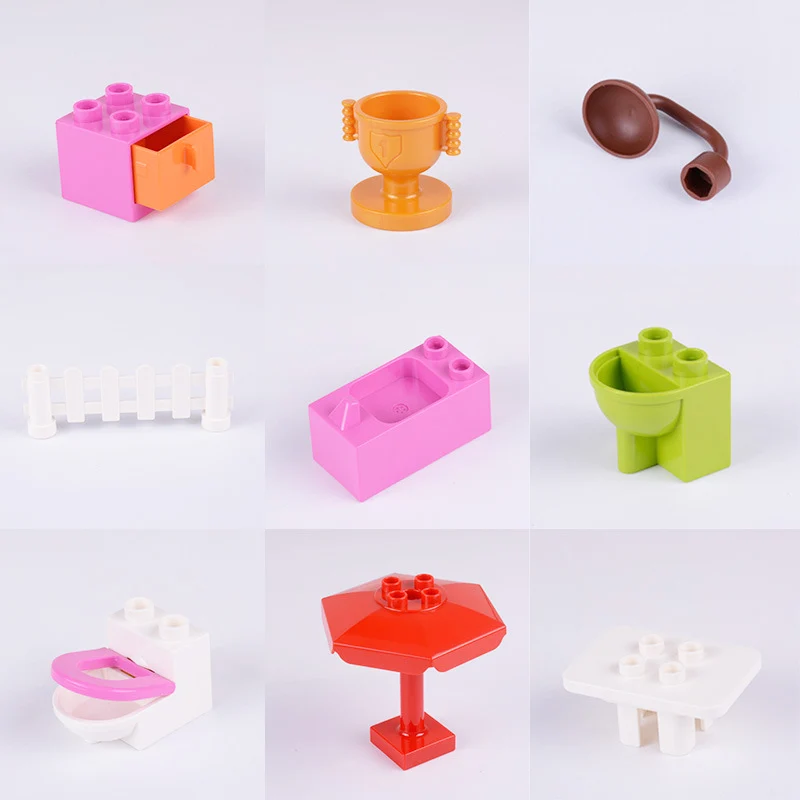 Children Big Brick Building Blocks Toy Furniture Fruit Set Firefighting Etc. Various Accessories | Игрушки и хобби
