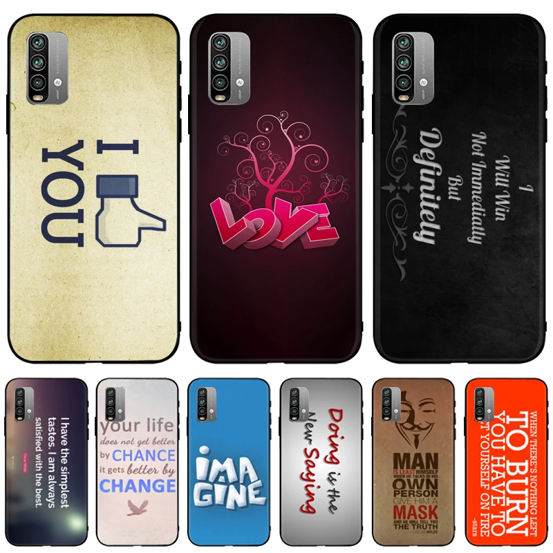 

Fashion Case For Xiaomi Redmi Note 9 9S Phone Case For Redmi Note 9 Pro Max Case Silicone Back Cover TPU Shockproof Ultra-Thin