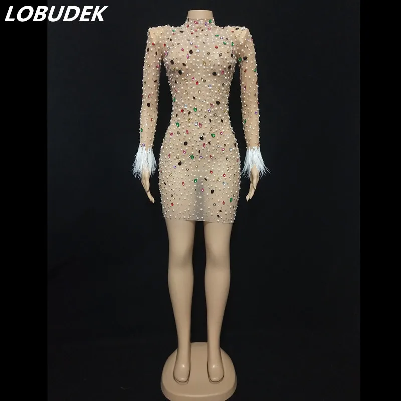 Вечернее платье вечерние женские певец и ведущий модель сценическая одежда