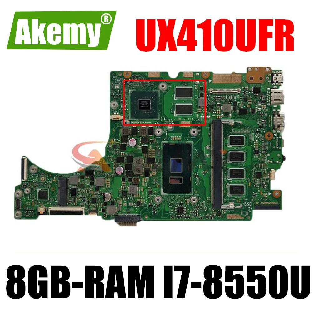 

Akemy UX410UFR Laptop motherboard (14 inch) for ASUS UX410UFR UX410UF UX410UQ UX410UR UX410U mainboard W/ (V2G) GPU 8G/I7-8550U