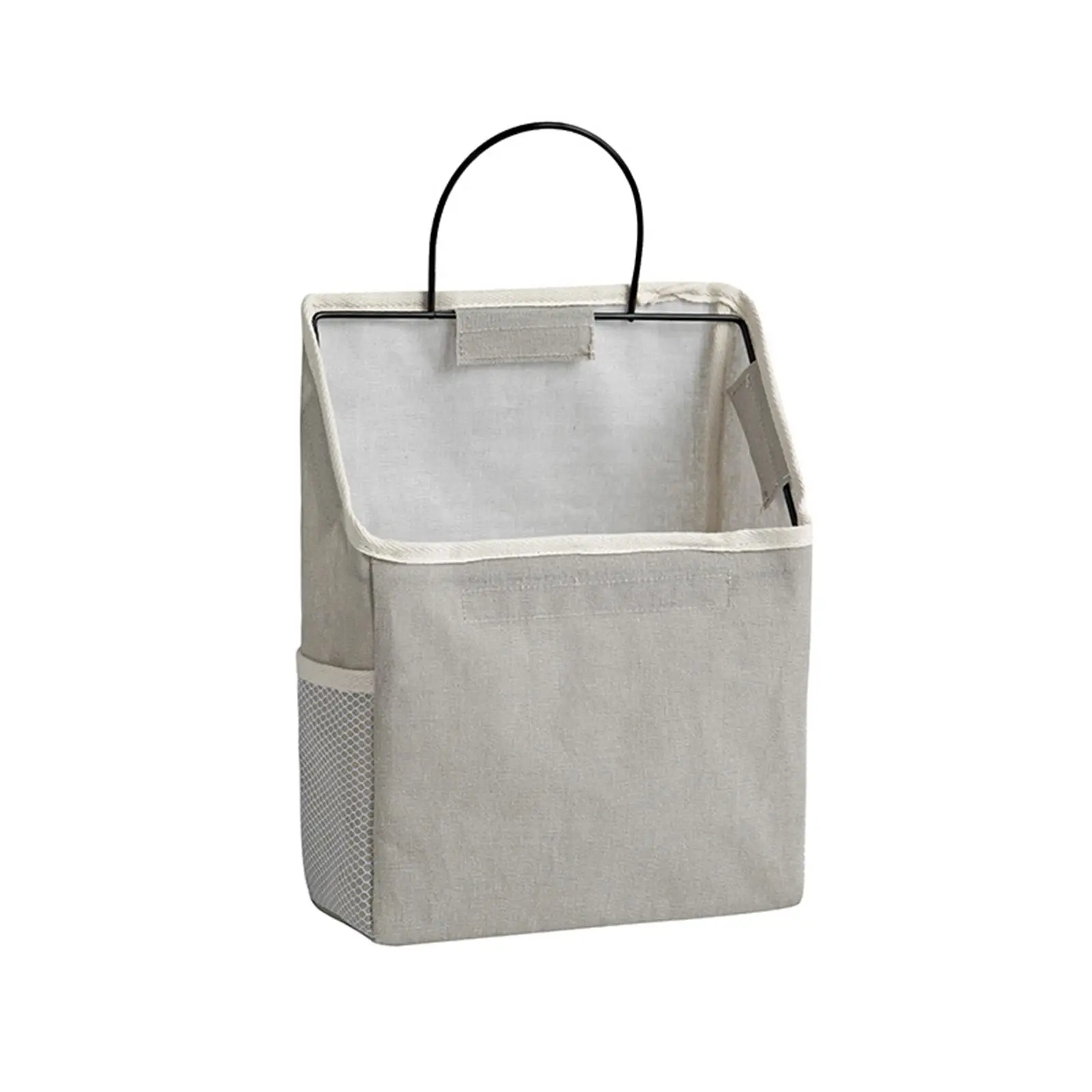 

Fashion Bedside Canvas Wall Hanging Storage Bag Home Dorm Room Bedroom Book Magazine Sundries Walls Storages Organizer Gift