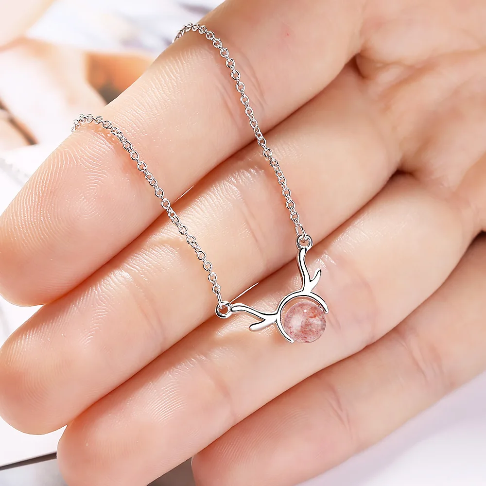 MEETSOFT посеребренное ожерелье с подвесками Минималистичная цепочка до ключицы