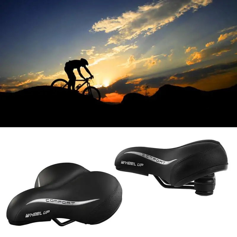 Велосипедное седло Развлекательное мягкое широкое сиденье подушка на весну