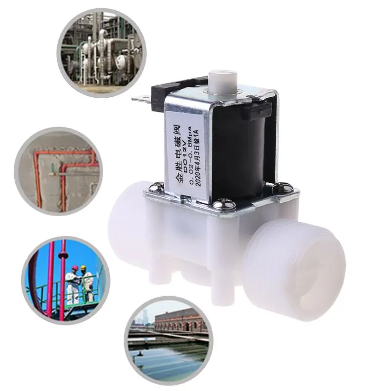 Модный 3/4 &quotDC12V PP N/O Электрический электромагнитный клапан устройство управления
