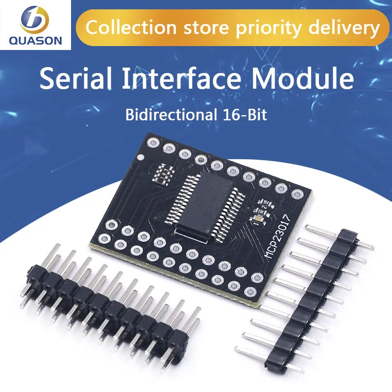 MCP23017 модуль последовательного интерфейса IIC I2C SPI MCP23S17 двунаправленный 16 битный