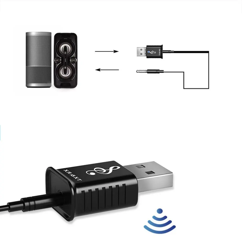 2 в 1 Usb 5 0 беспроводной адаптер ключа для ПК динамик компьютерная мышь аудио