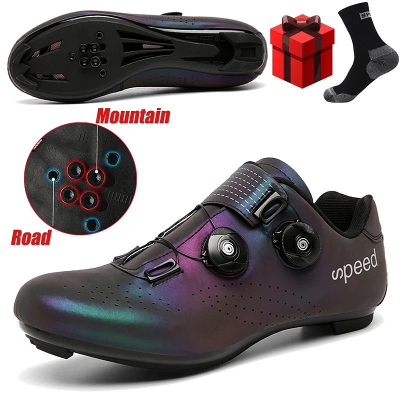 

Road Cycling Shoes Sapatilha Ciclismo Man Bike SPD Cleats Road Bicycle Sports Outdoor Training Sneakers Women