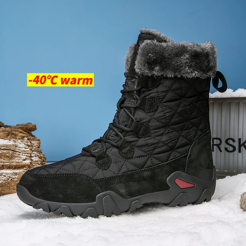 Мужские зимние ботинки походные мужские уличные тактические водонепроницаемые