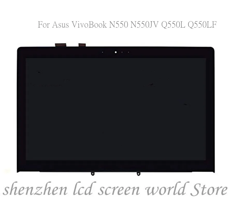 For Asus VivoBook N550JV N550 Q550L Q550LF 13N0 PXA0111 JA DA5357SA LCD Screen Touch Digitizer Glass Assembly Frame|ЖК-экран для