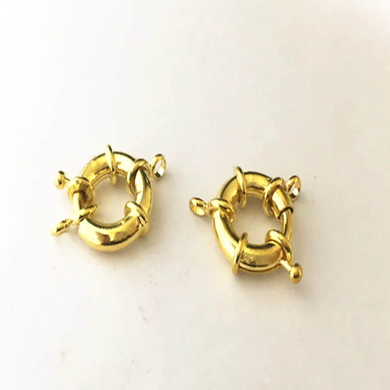 

10pcs/lot gold color connector Clasps necklace pendant 21mm
