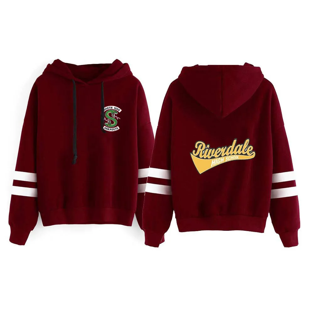 Новая мода американский ТВ ривердейл толстовки с капюшоном южная сторона змеи