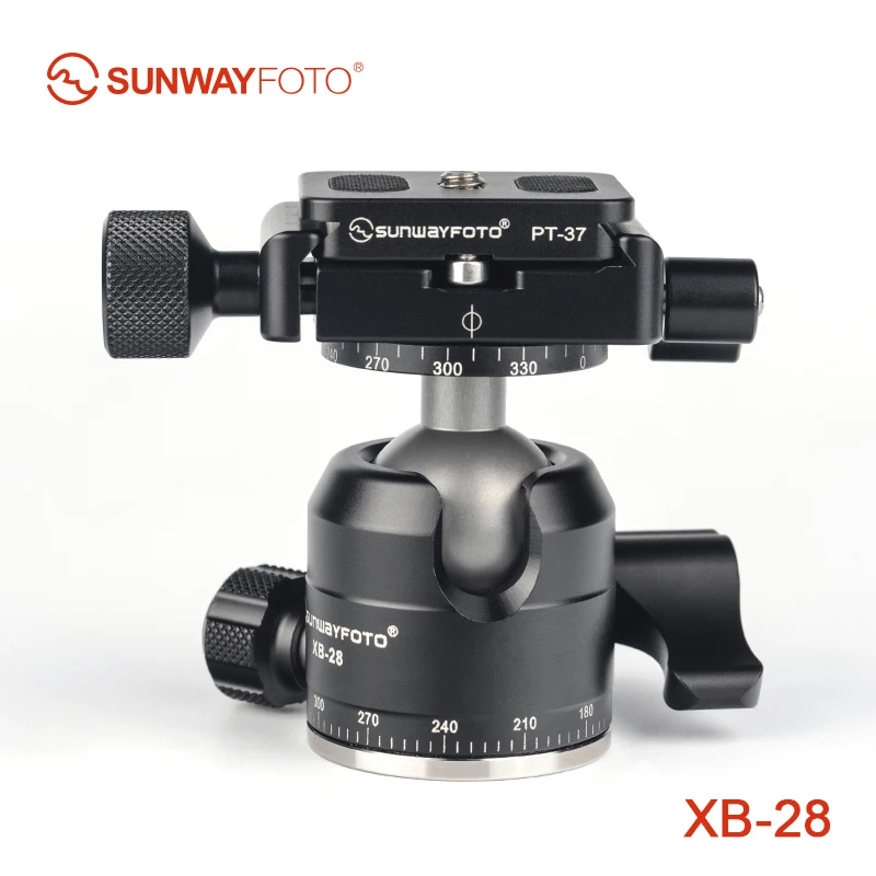 SUNWAYFOTO XB-28IITripod мини шаровая Головка быстросъемный зажим для DSLR панорамная шаровая Головка зажим с Arca пластиной