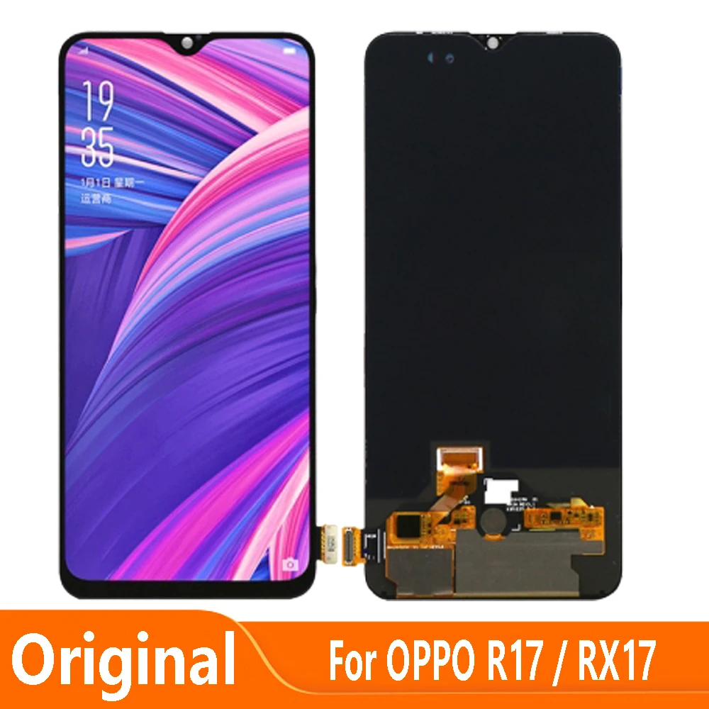 

Оригинальный ЖК-дисплей AMOLED для OPPO R17 RX17, сенсорный дигитайзер, экран в сборе, запасные части