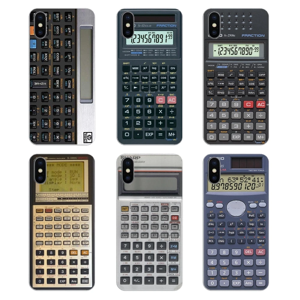 Ретро Классический калькулятор номер роскошный мягкий прозрачный чехол для Samsung