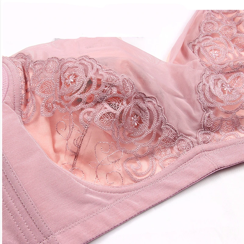 Ультратонкий женский бюстгальтер размера плюс с регулируемой чашечкой пуш ап