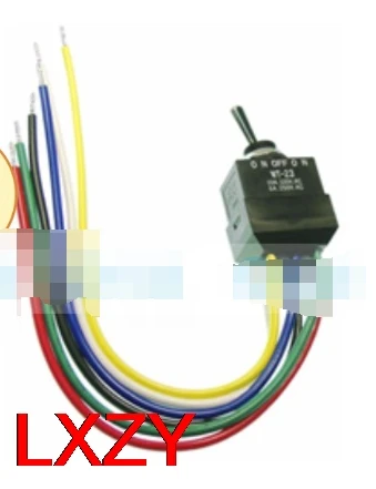 

Free Shipping 2Pcs/Lot Wt23l WT-23AL DPST Three-Gear Two-Open and One-Closed Lead Rocker Switch