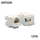 AMP CAT6 RJ45 вставки Keystone Jack T568AB для гигабитный сетевой CAT.6 разъем Ethernet