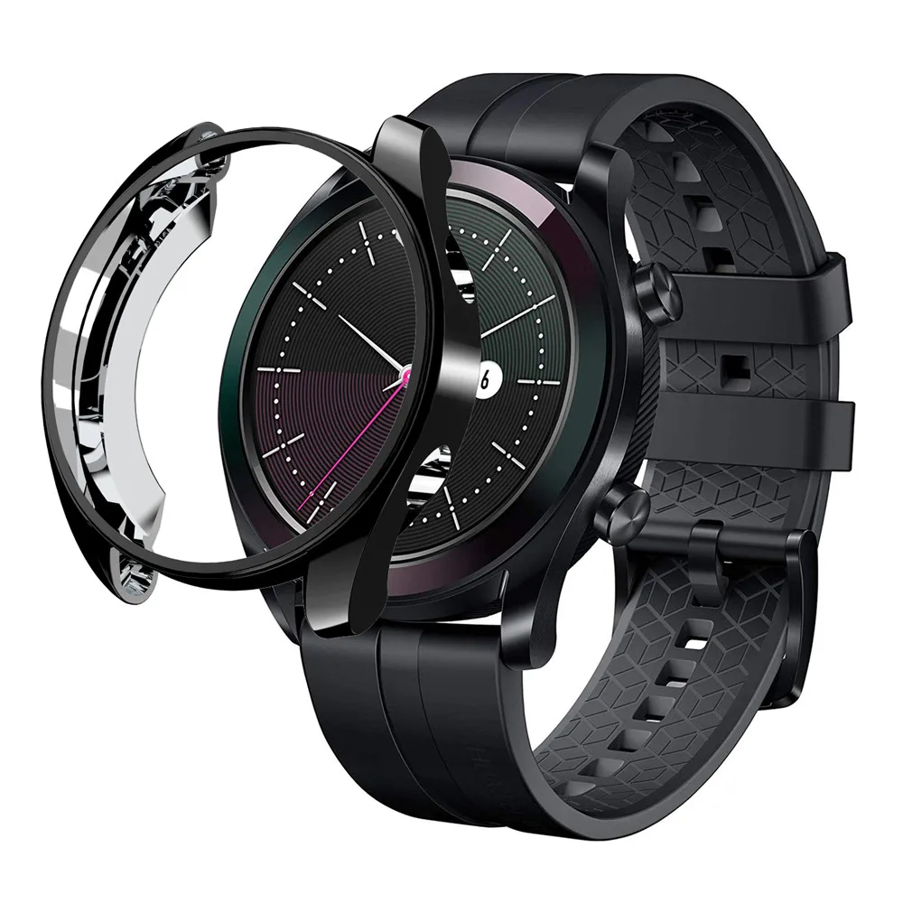 2 шт. чехол для часов Huawei Watch GT 46 мм мягкий силиконовый защитный из тпу защитная