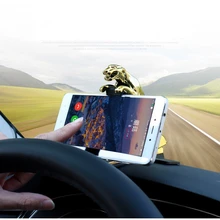 1Pcs Car universal car mobile phone bracket instrument panel snap-on navigation frame ornaments auto parts decoration
