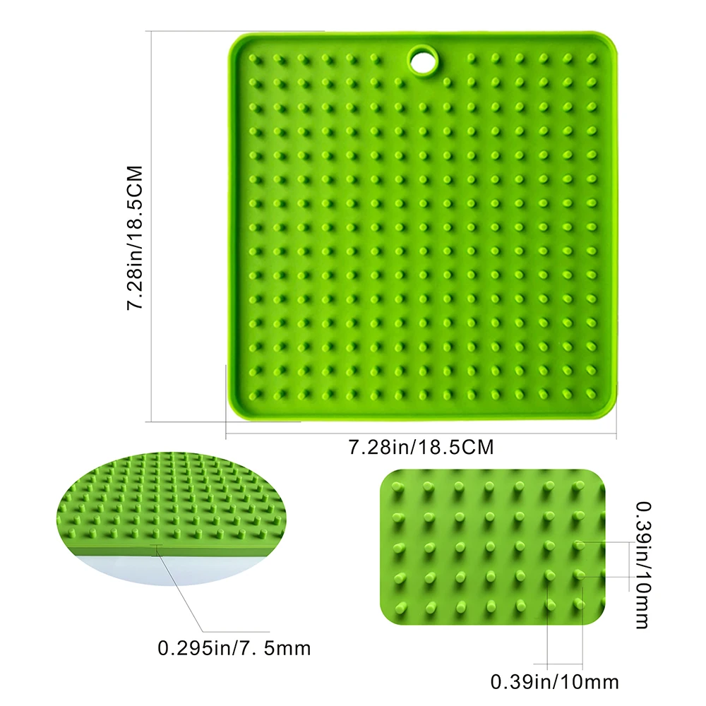 

Dog Mat Cat Slow Food Bowl New Pet Dog Feeding Bowl Silicone Dog Feeding Licking Mat Dog Slow Food Device Treatment Distribution