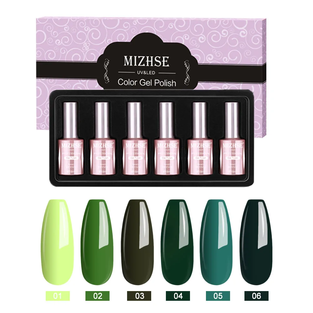 P18 MIZHSE, 18 мл, Гель-лак, Гель-лак, УФ-гель, светодиодный, лампа, Гель-лак, дизайн ногтей, 6 шт. в наборе, горячая Распродажа, лак, смола, цвет, грунтовка - Цвет: P18