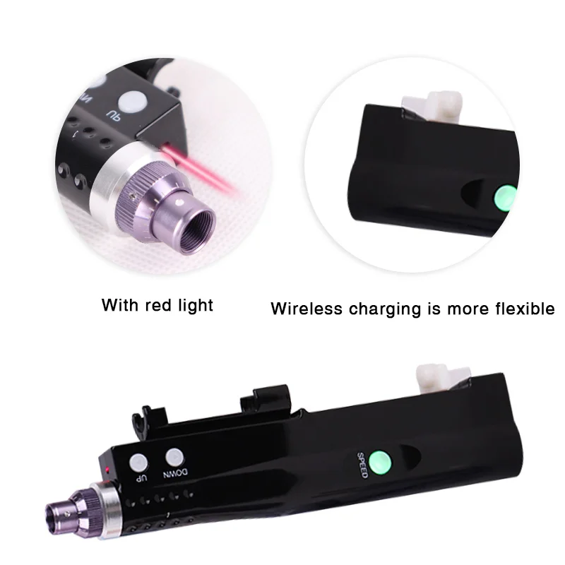 Профессиональный массажер с микроиглами мезо ручка без игл портативный впрыск