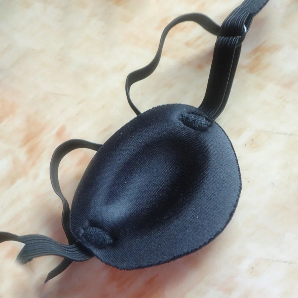 Black Use Concave Eye Patch 3D Foam Groove Shades For Men Women 1 PC | Дом и сад