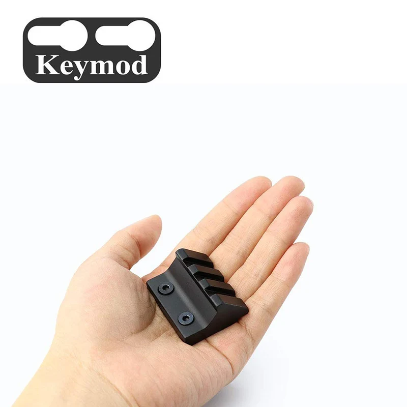 Magorui Keymod 3 слота 45 градусов угол крепление со смещением Пикатинни секции алюминия