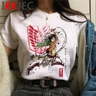 Обувь для косплея по аниме атака на Титанов (Shingeki No Kyojin) классный для костюмированной вечеринки по японскому аниме футболка Для мужчин забавные Футболка с персонажами из мультфильмов манга графическое футболка унисекс Топ Мужской