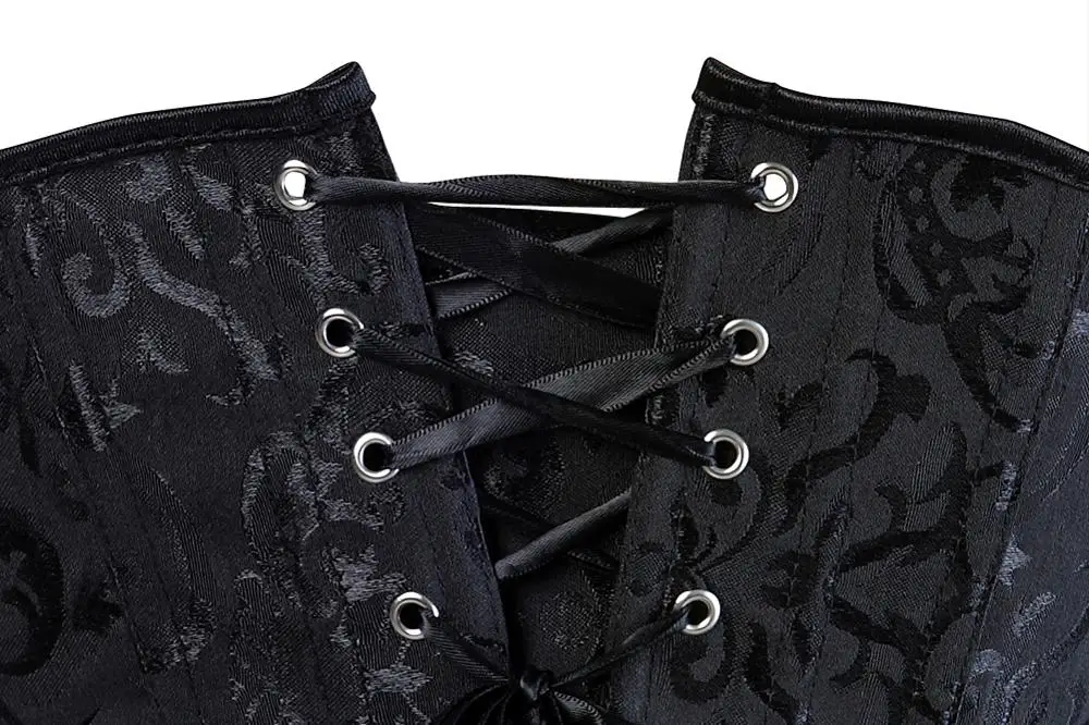 Grebrafan свадебный бюстье с вышивкой на талии корсеты для женщин Бюстье косточками