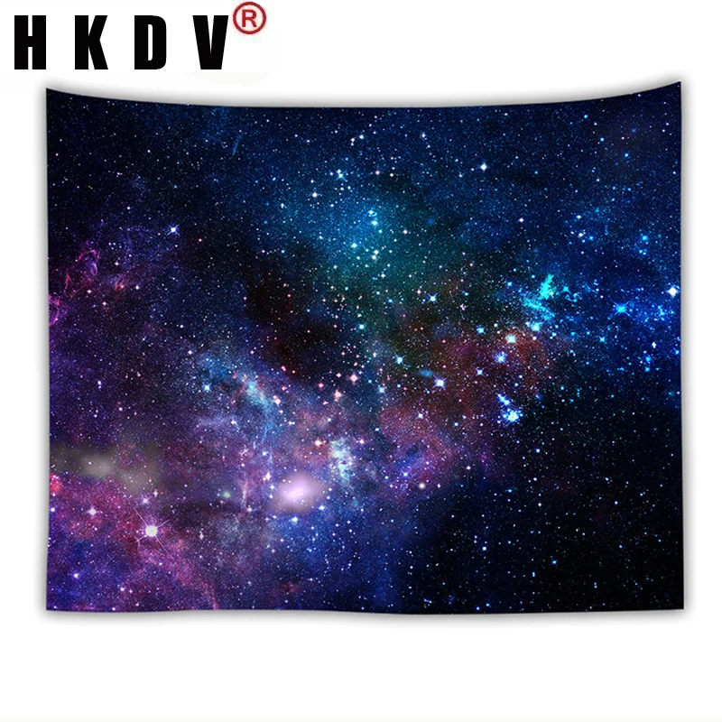 

HKDV гобелен с космическими звездами на стену Настенная роспись фон настенные коврики пляжное полотенце тканевое одеяло для спальни домашни...