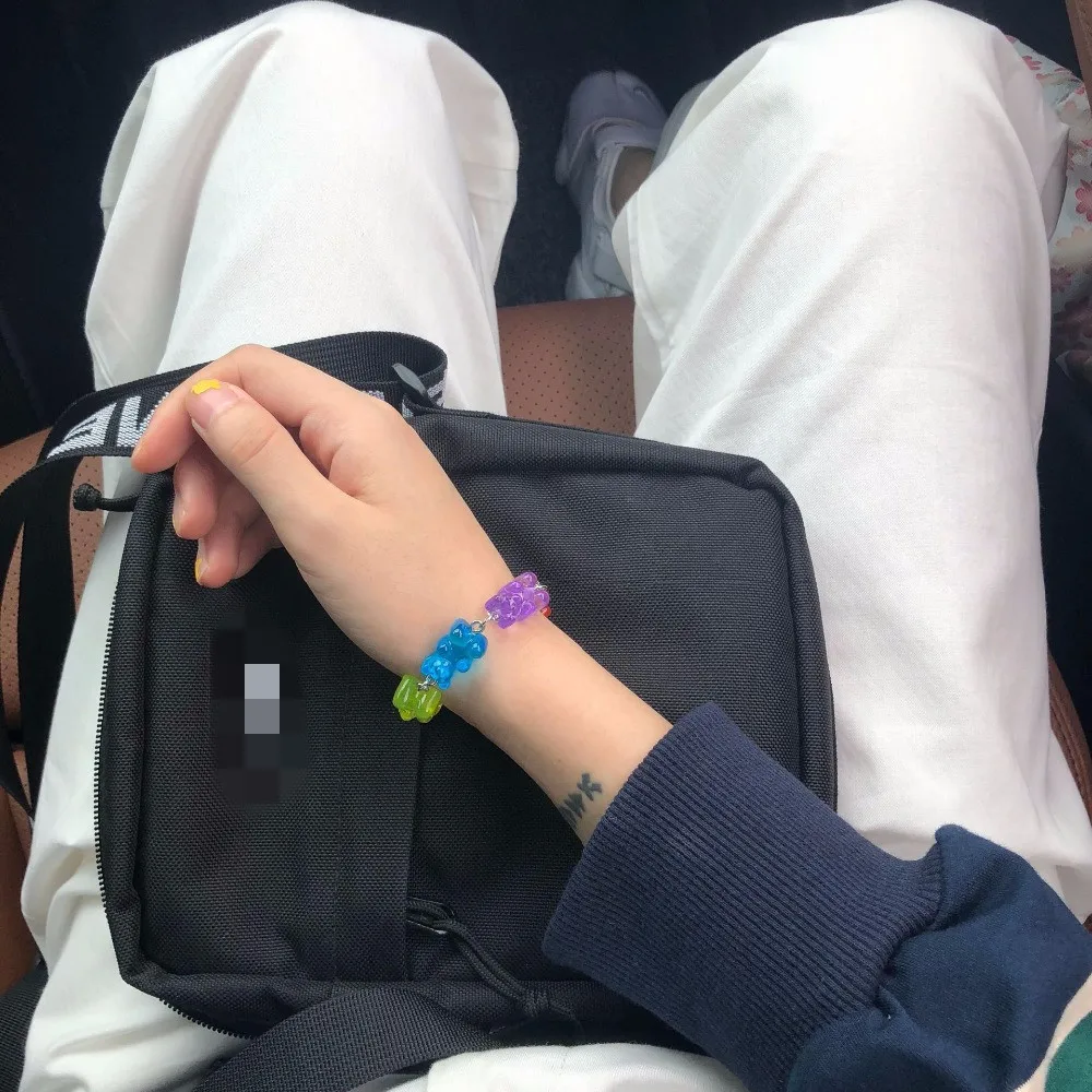 6 видов цветов милый браслет ручной работы из нержавеющей стали с изображением