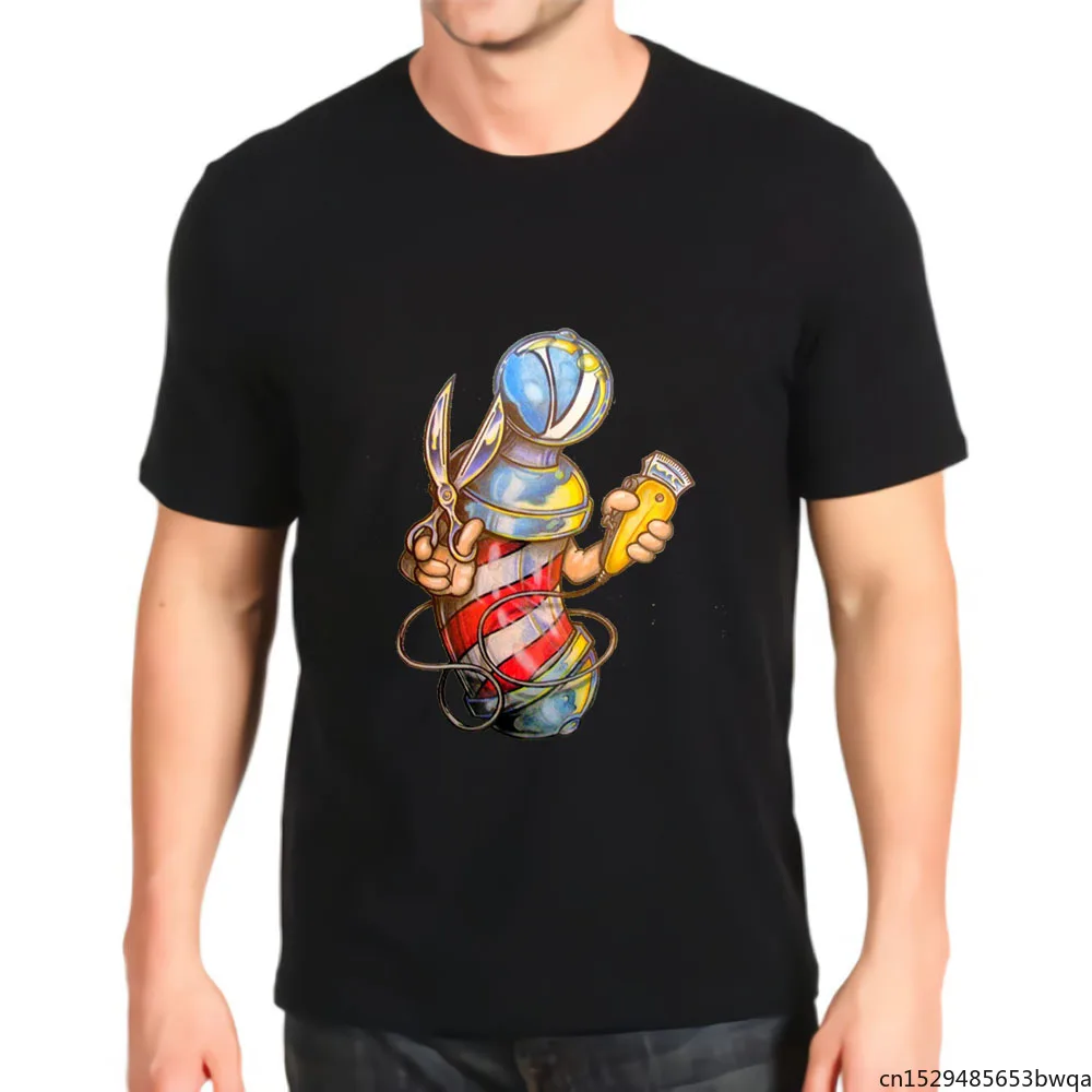 

Graphic Retro T Shirt Barber Jersey Anime Best Seller Top Mens T-shirt