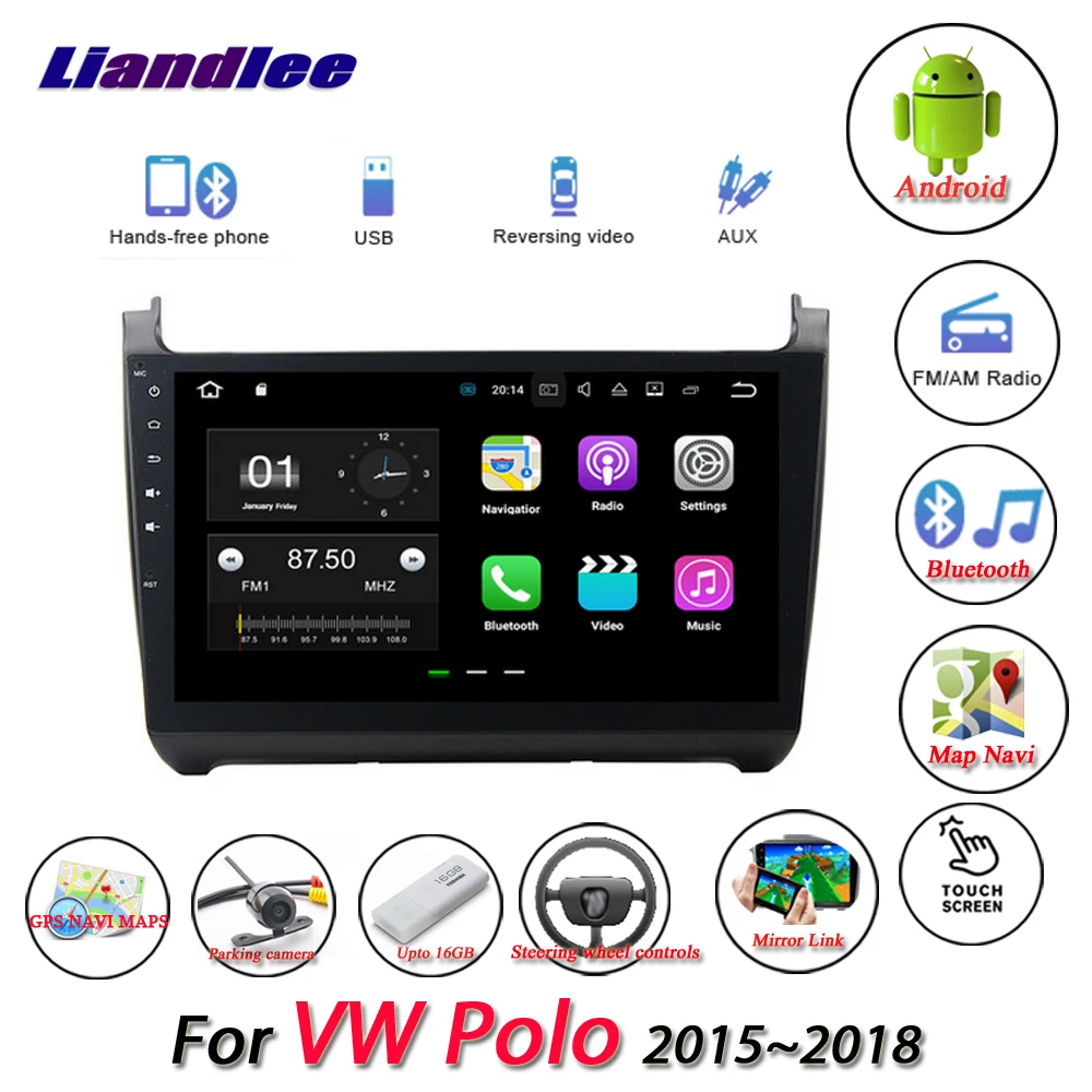 Автомобильная Мультимедийная система Android для VW Polo MK6 2015 2016 2017 2018 радио стерео USB GPS