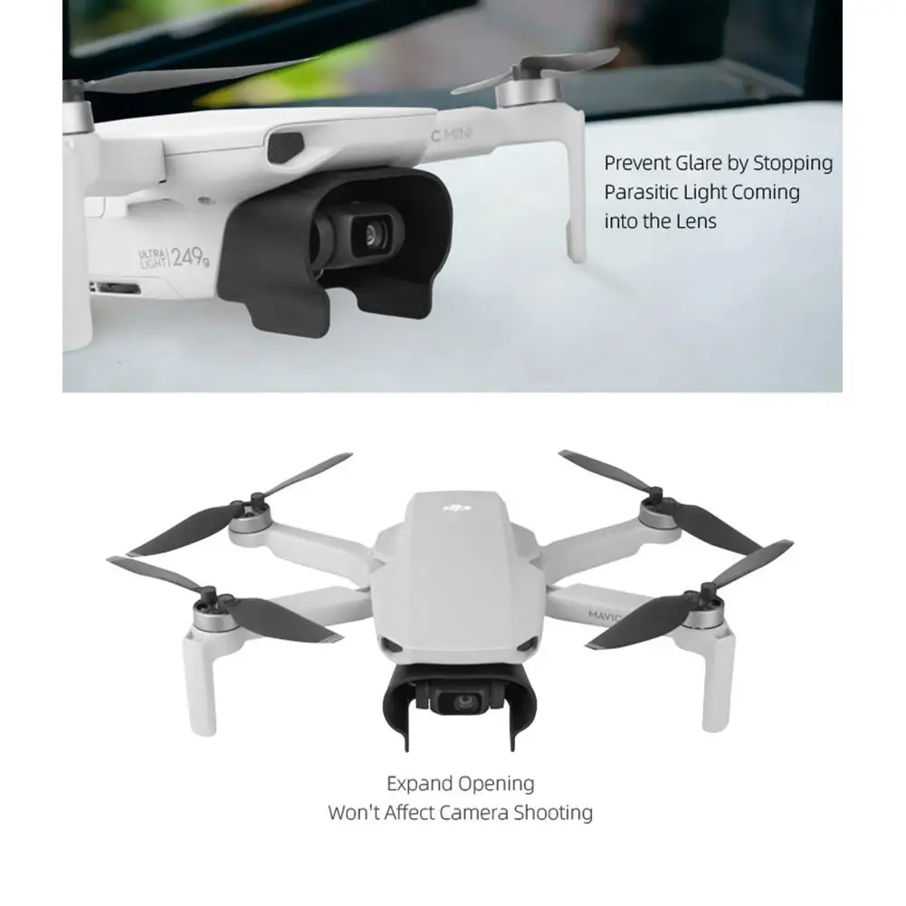1 шт. Солнцезащитная бленда для объектива DJI Mavic Mini/Mini 2/Mini SE защитная крышка