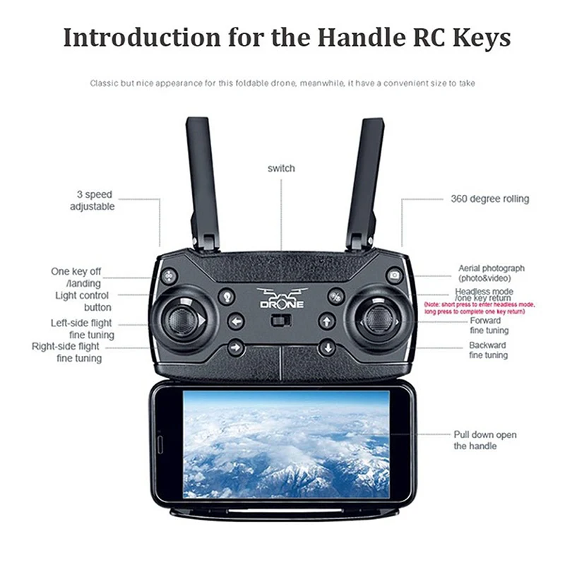 KY601S HD Широкий Ангел Камера WI-FI с видом от первого лица Квадрокоптер игрушечный RC