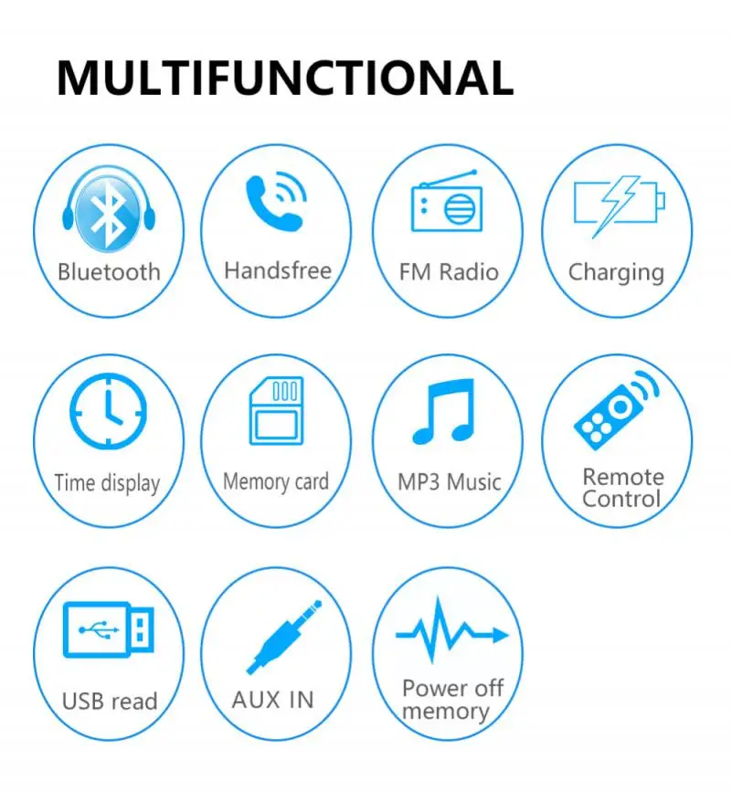 

SWM-1028 Car Radio Single 1 DIN Auto Stereo In Dash Head Unit TF Card USB Aux Input Digital Media Receiver Mp3 Player
